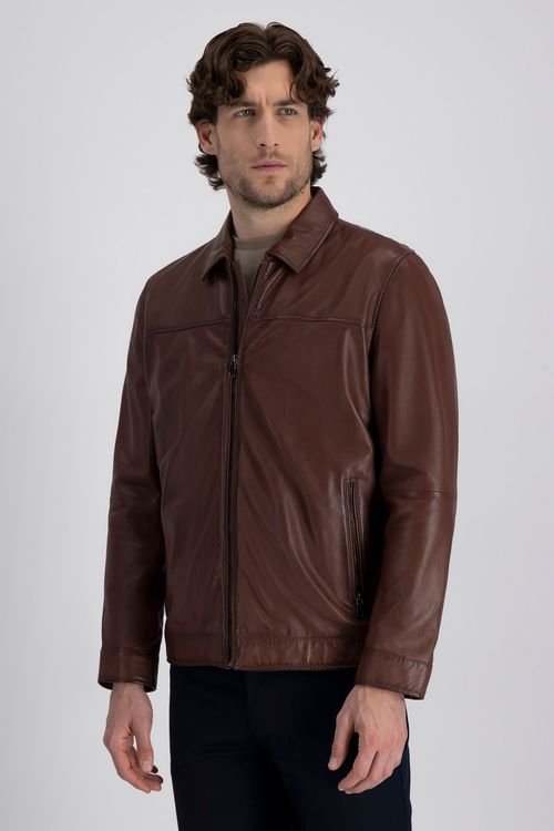 Chamarra la vera pelle contemporary fit Prueba