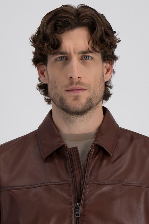 Chamarra la vera pelle contemporary fit Prueba