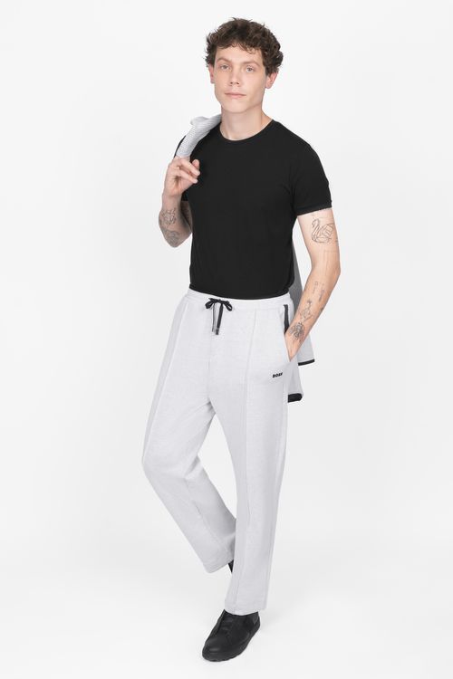 Pantalón De Chándal Relaxed Fit En Jacquard Guateado