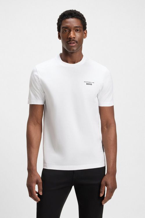 Playera Porsche x BOSS De Algodón Mercerizado Con Ilustración De Targa
