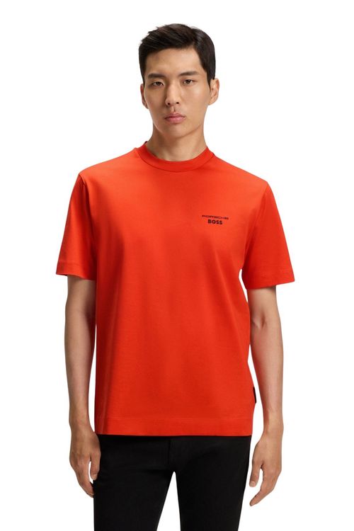 Playera Porsche x BOSS De Algodón Mercerizado Con Ilustración De Targa