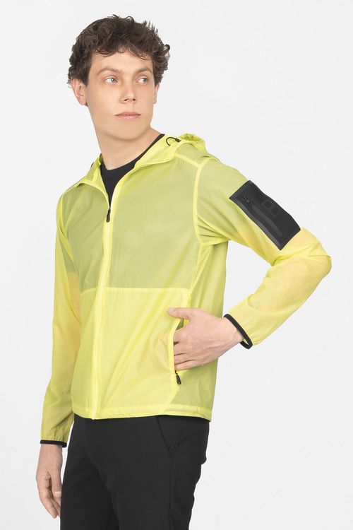 Chaqueta Plegable Repelente Al Agua En Tejido Antidesgarros Ligero