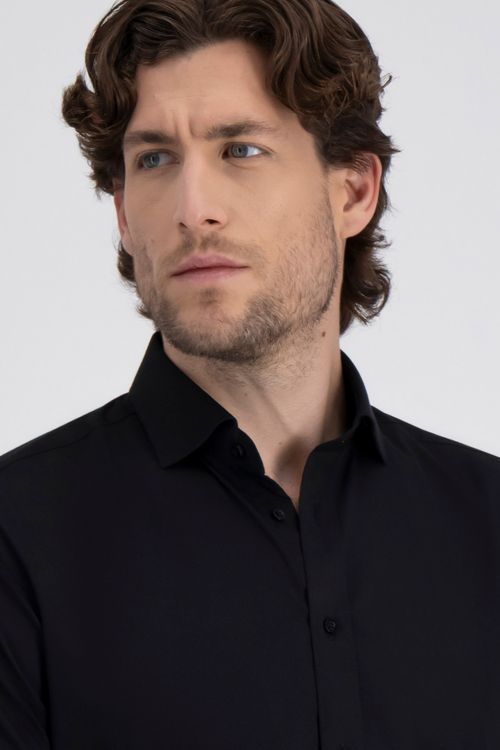 Camisa Formal Silk Protein Contemporary Fit