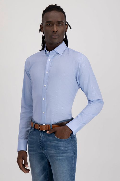 Camisa Formal Silk Protein Contemporary Fit