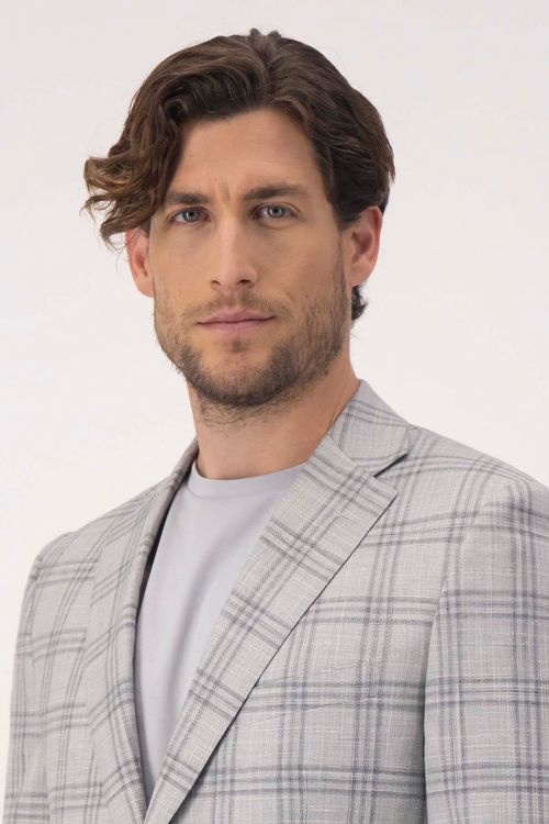 SACO CASUAL GRIS SLIM FIT