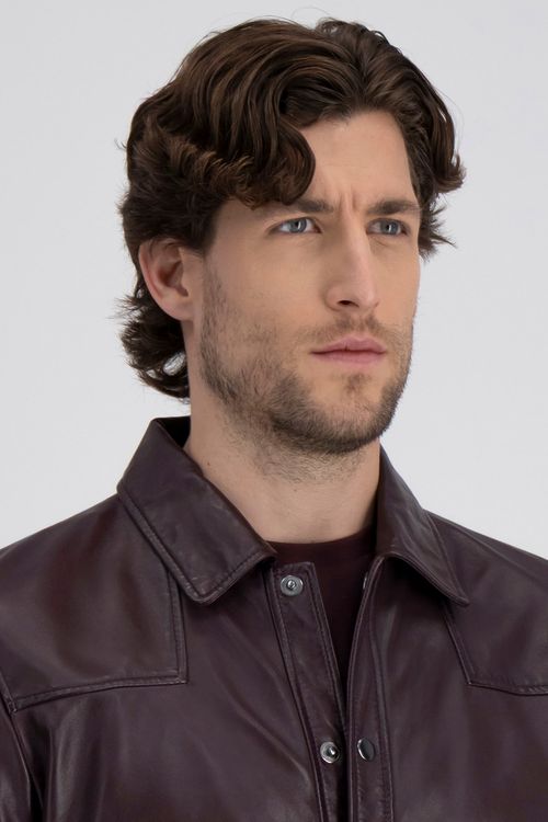 Chamarra La Vera Pelle Contemporary Fit