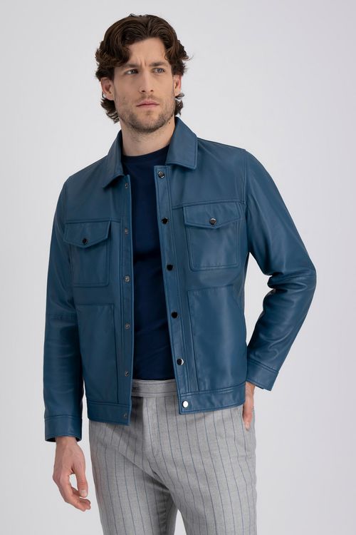 Chamarra La Vera Pelle Contemporary Fit