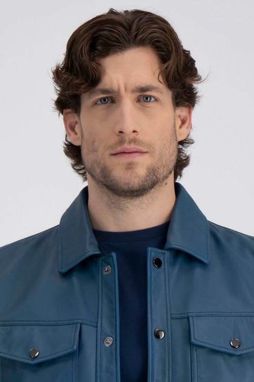 Chamarra La Vera Pelle Contemporary Fit