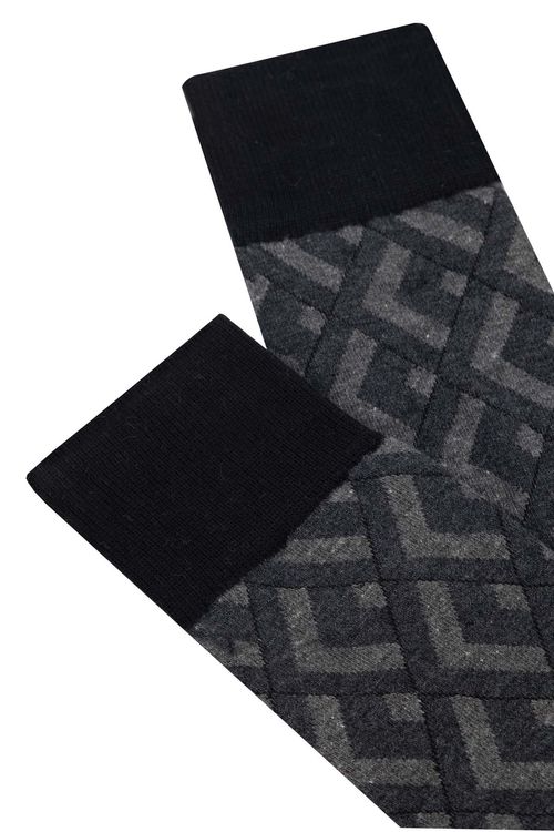 CALCETÍN GRIS OXFORD CALDERONI