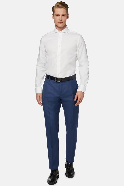 Camisa De Algodón Regular Slim Fit