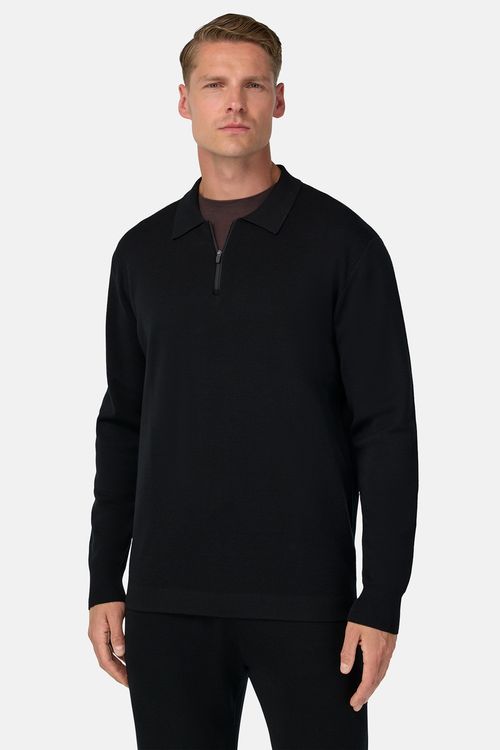 Polo De Punto De Lana Merina Superfina