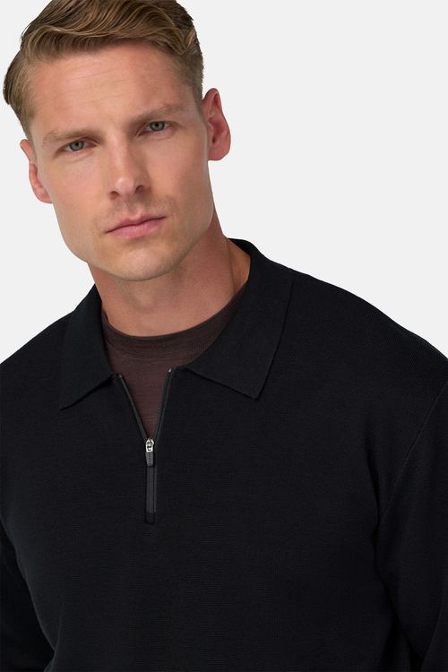 Polo De Punto De Lana Merina Superfina