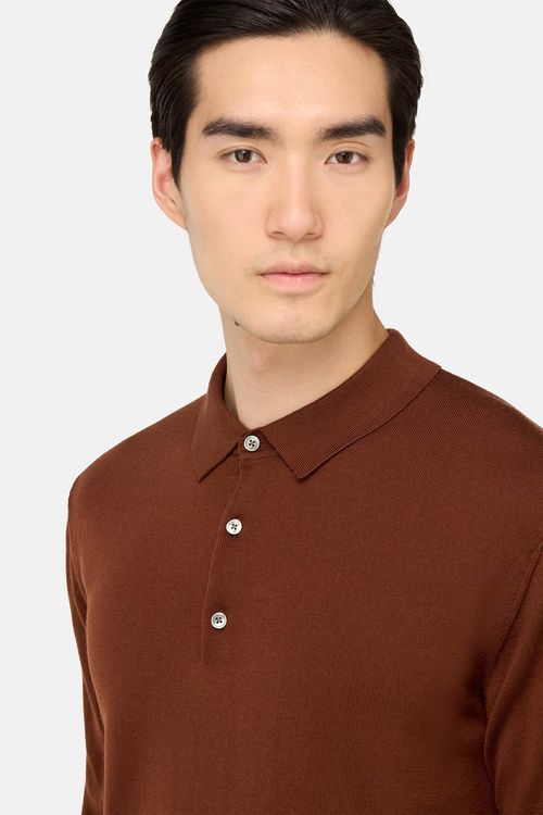 Polo De Punto De Lana Merina