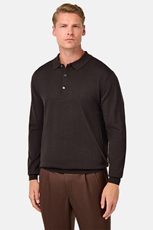 Polo De Punto De Lana Merina