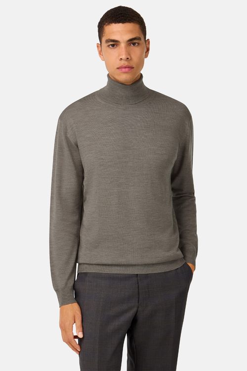 Sueter De Cuello Alto De Lana Merina