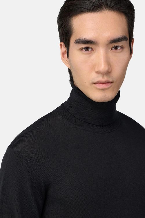 Sueter De Cuello Alto De Lana Merina