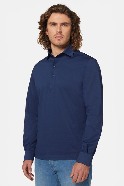 Polo de punto jersey japones