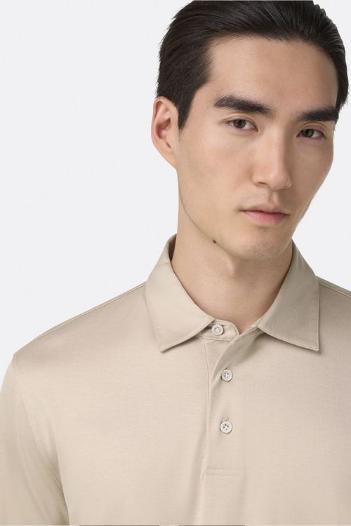 Polo De Mezcla Algodón Y Seda