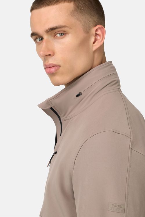 Chamarra Rompevientos De Nailon Elástico B Tech