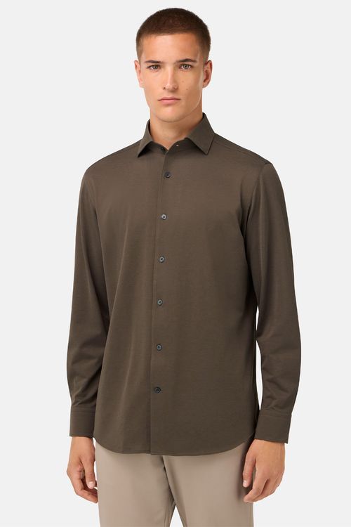 Camisa Estilo Polo De Punto Japonés Regular Fit