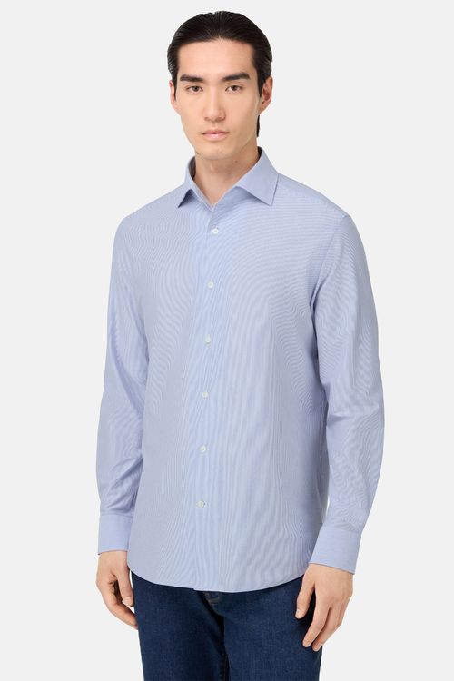 Camisa Estilo Polo De Punto Japonés Regular Fit