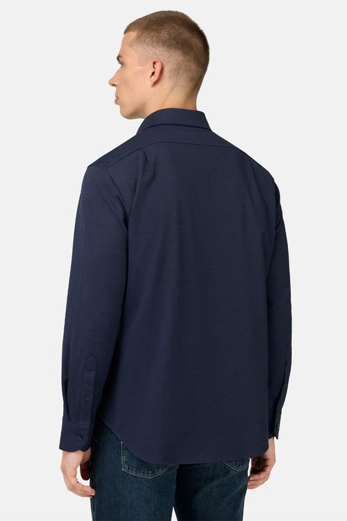 Camisa Estilo Polo De Punto Japonés Regular Fit