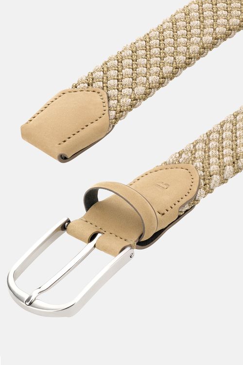 Cinturón Trenzado Elástico Mezcla Viscosa