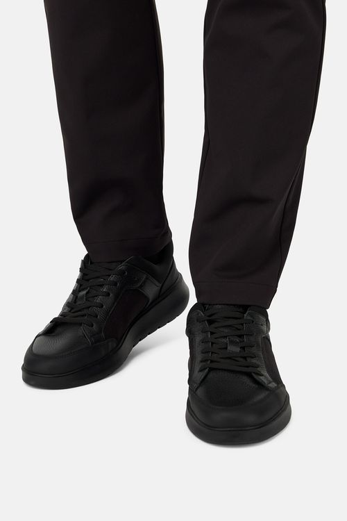 Tenis Nimbus De Piel Y Tejido Técnico