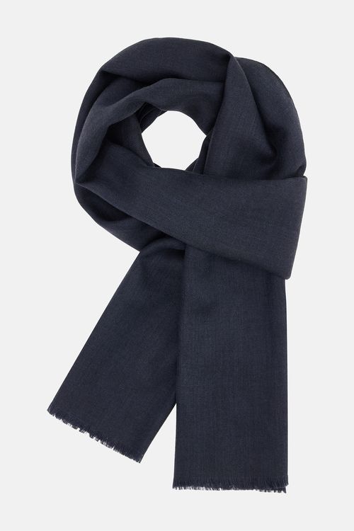 Bufanda De Lana Motivo Espiga