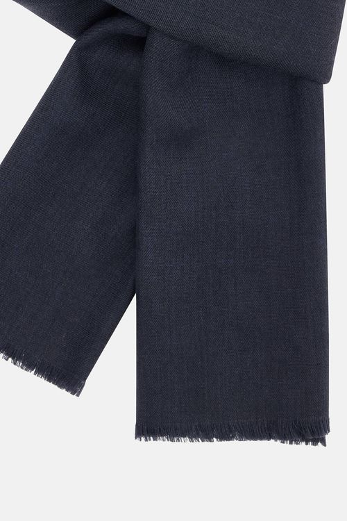 Bufanda De Lana Motivo Espiga