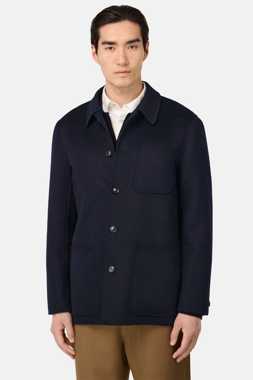 Sobrecamisa Estilo Work de Lana Regular Fit