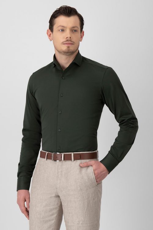 Camisa Casual Tec-Knit Contemporary Fit