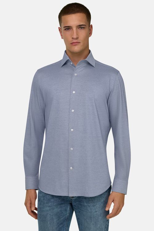 Camisa Estilo Polo De Punto Japonés Regular Fit