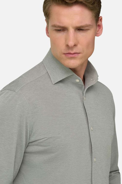 Camisa Estilo Polo De Punto Japonés Regular Fit