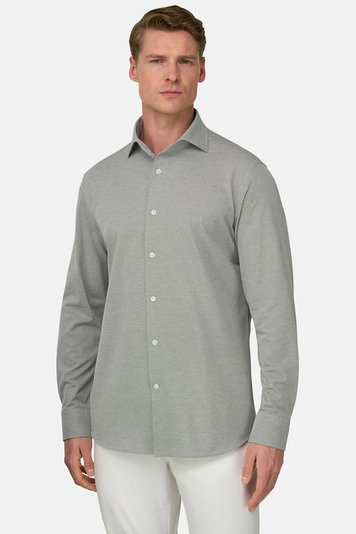 Camisa Estilo Polo De Punto Japonés Regular Fit