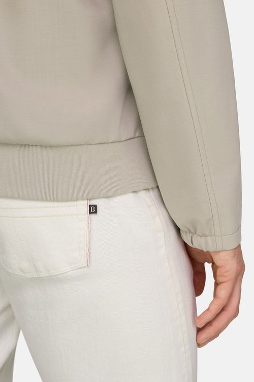 Bómber De Mezcla Lana