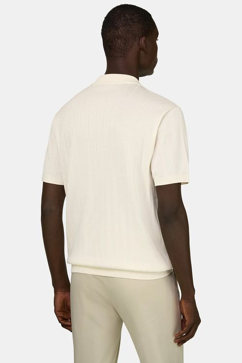 Polo De Punto De Algodón Y Seda