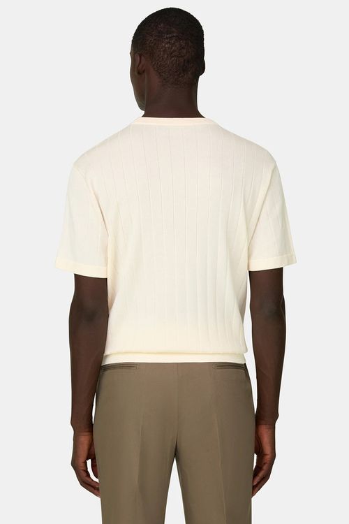 Playera De Punto De Algodón Y Seda