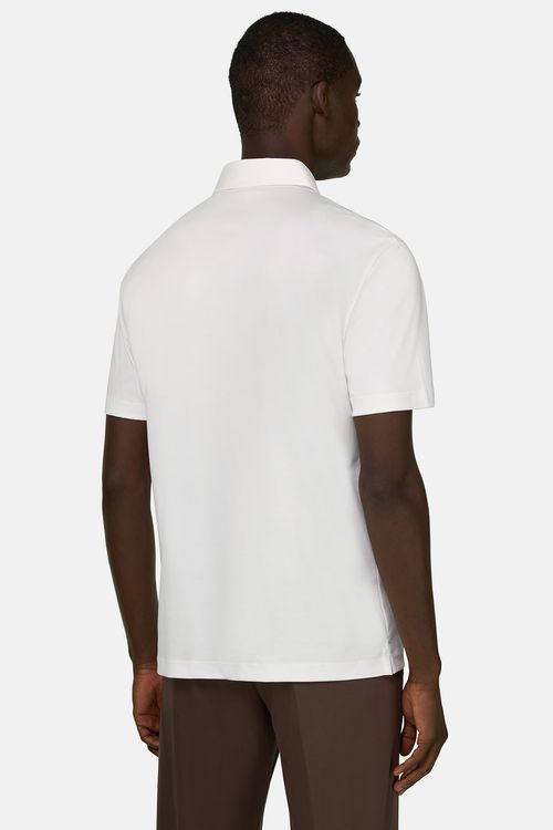 Polo De Mezcla Algodón Poliéster Y Seda