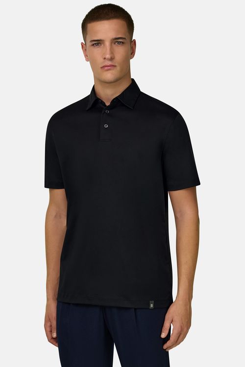 Polo De Mezcla Algodón Poliéster Y Seda