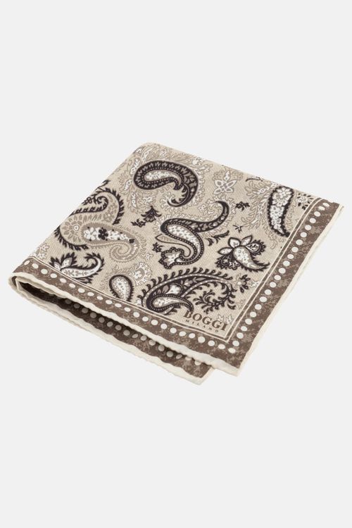 Pañuelo Bolsillo Motivo Paisley De Seda