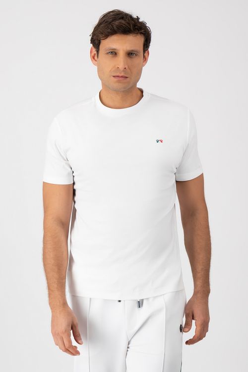 Playera Bordado tricolor Contemporary Fit