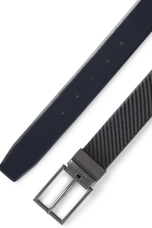 Cinturón De Piel Italiana Reversible
