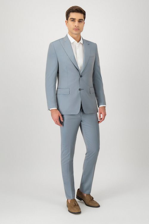 Traje De Lana Slim Fit