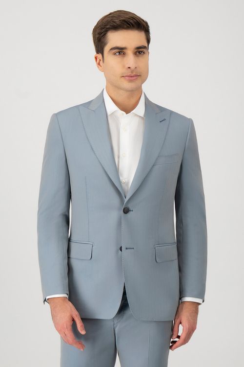 Traje De Lana Slim Fit
