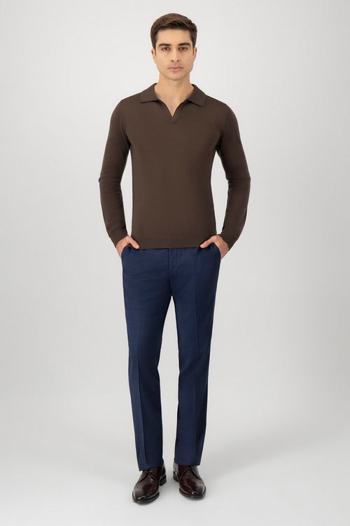 Playera Polo Mercerized Wool Contemporary Fit