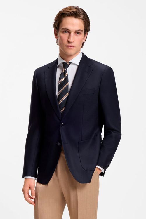 Corbata De Seda Con Rayas Diagonales