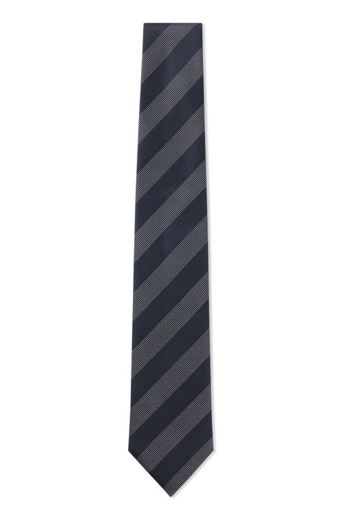 Corbata Clásica De Seda A Rayas