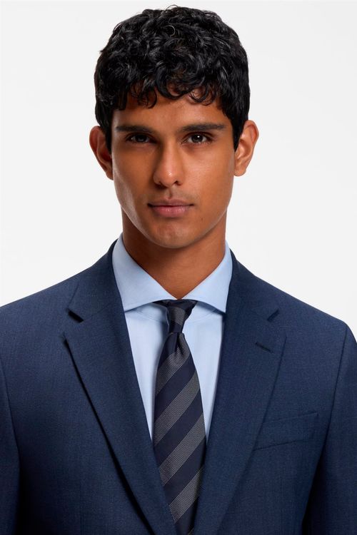 Corbata Clásica De Seda A Rayas